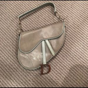 Authentic vintage Dior lizard handbag
